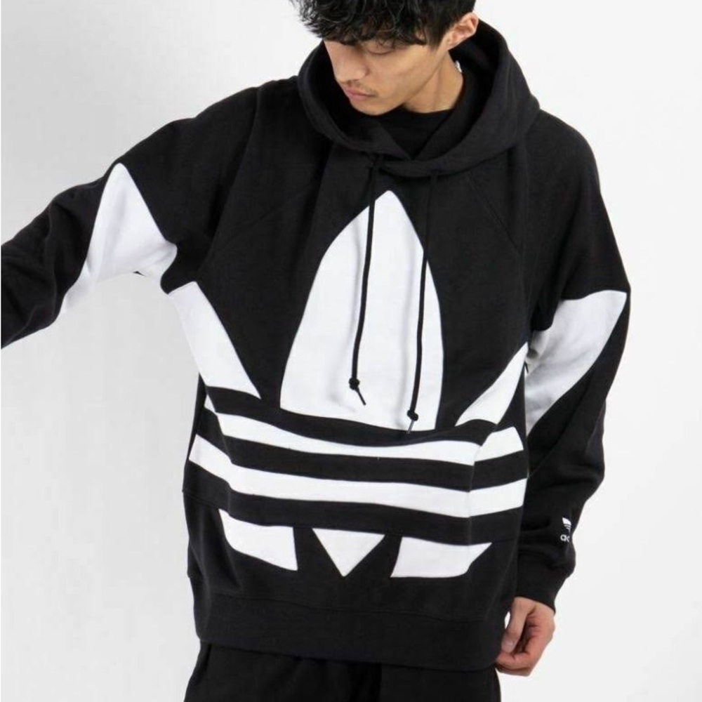 Adidas originals Mens big Trefoil hoodie FM9908